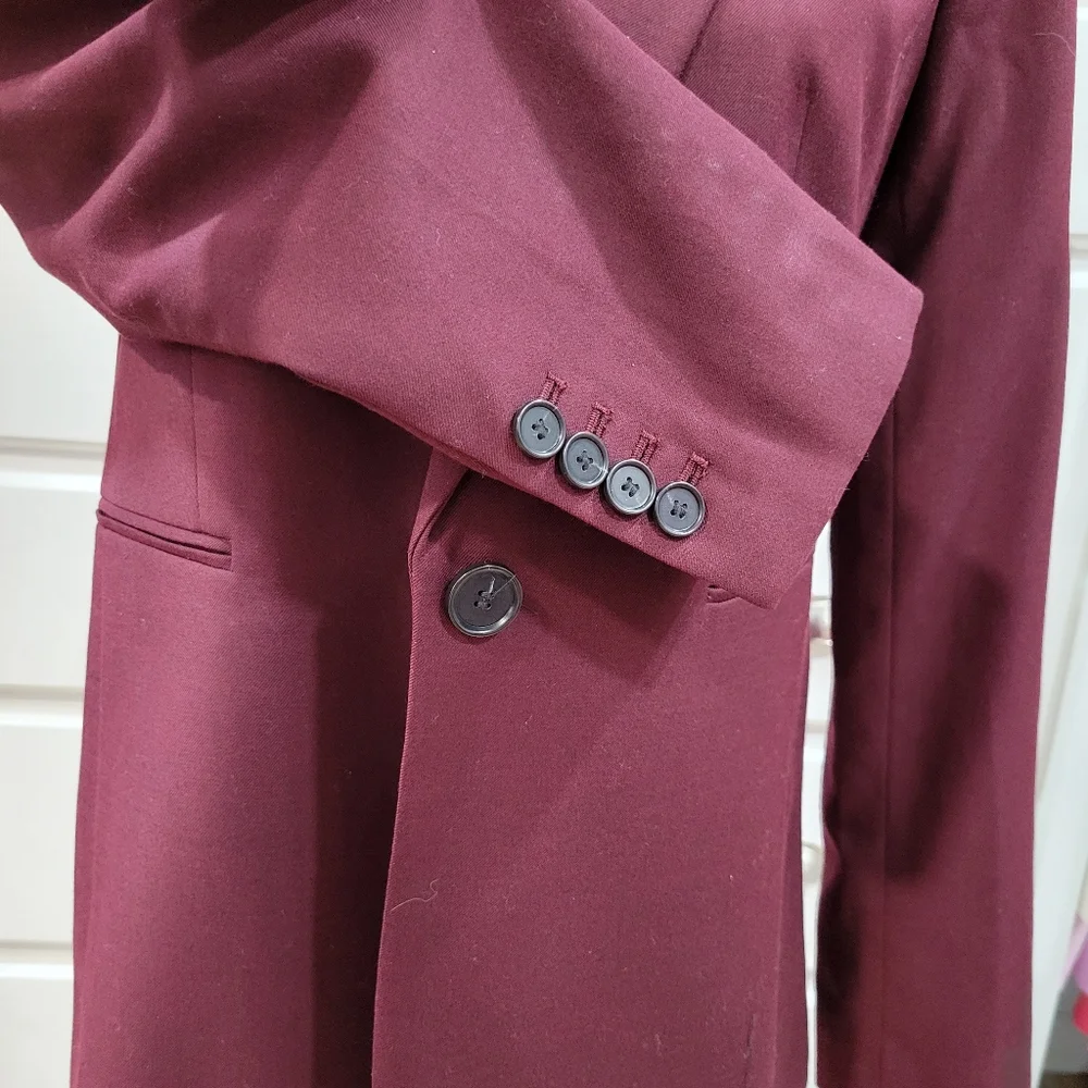 NWT Ann Taylor Burgundy Suit - Picture 7 of 16